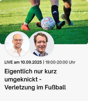 Live Webinar Sportmedizin