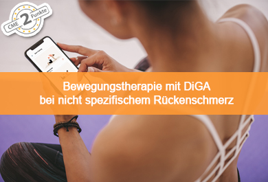 Bewegungstherapie mit digitalen Gesundheitsanwendungen bei nicht spezifischem Rückenschmerz